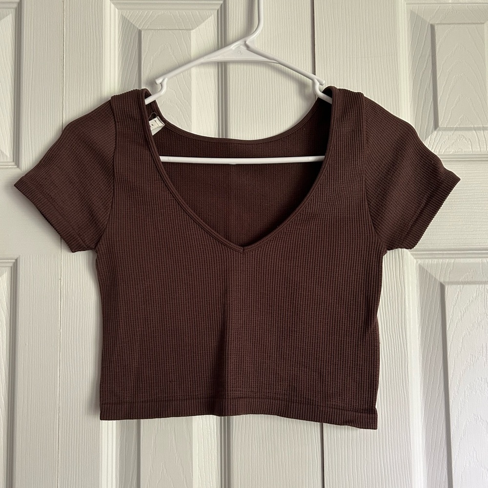Aeropostale Ribbed Crop Top